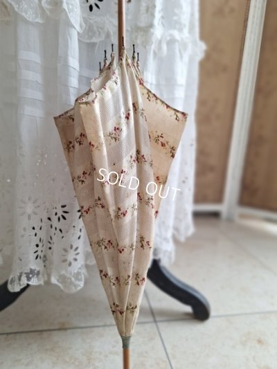 画像3: アンティーク花柄パラソル