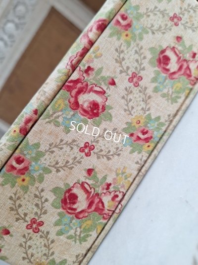 画像10:  アンティーク花柄カルトナージュボックス