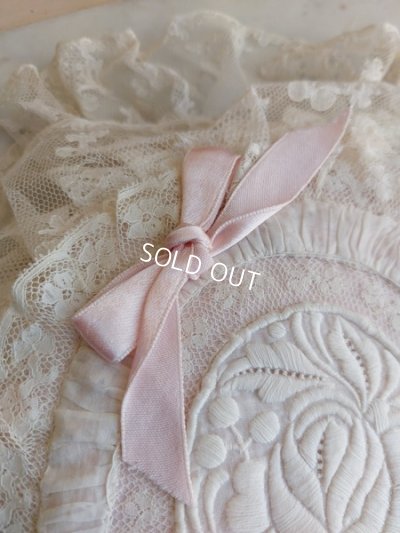 画像7: アンティークレースクッション