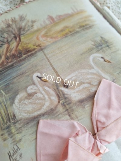 画像2: アンティークスワン柄ボックス