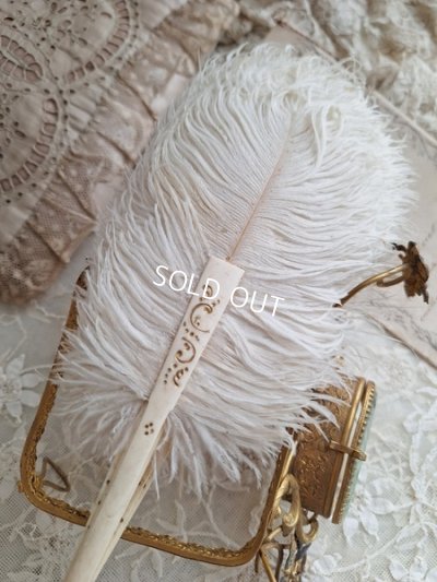 画像13: アンティークフェザーファン