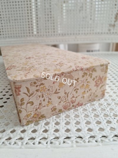 画像9: アンティーク花柄カルトナージュボックス