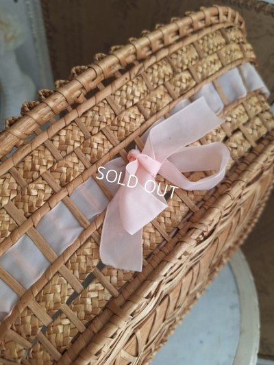 画像9: アンティーククッション付きバスケット