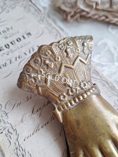 画像6: アンティークハンド形クリップ