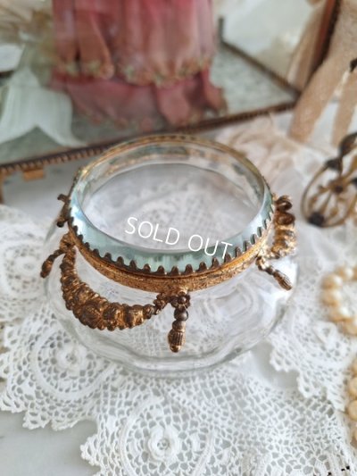 画像6: アンティークローズガーランド装飾パウダージャー