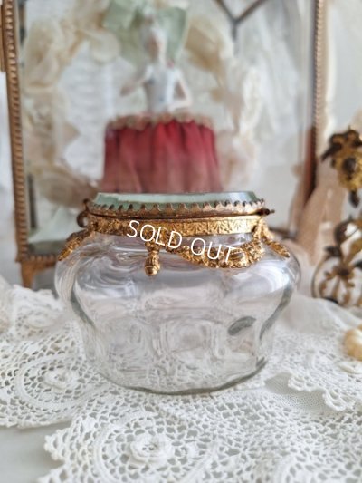 画像10: アンティークローズガーランド装飾パウダージャー