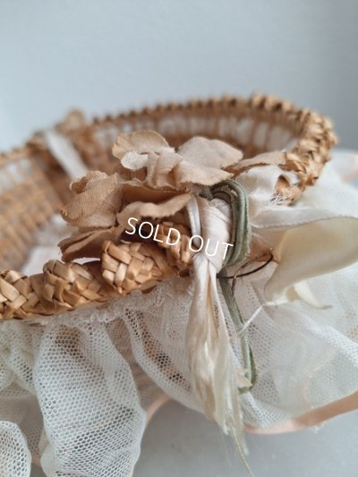 画像21: アンティークレースパニエ