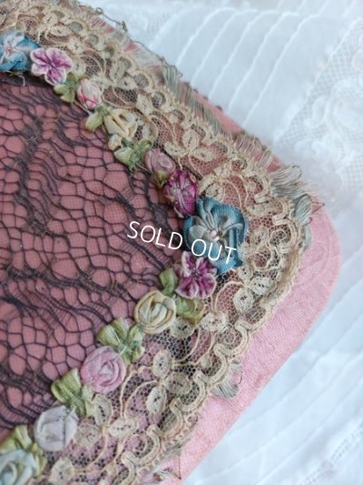 画像3: アンティークロココリボン刺繍ボックス