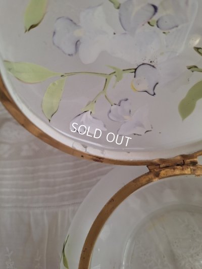 画像14: アンティークガラスパウダージャー