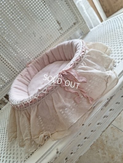 画像3: アンティークレース装飾バスケット