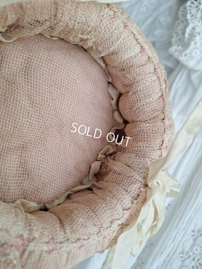 画像6: アンティークレースバスケット