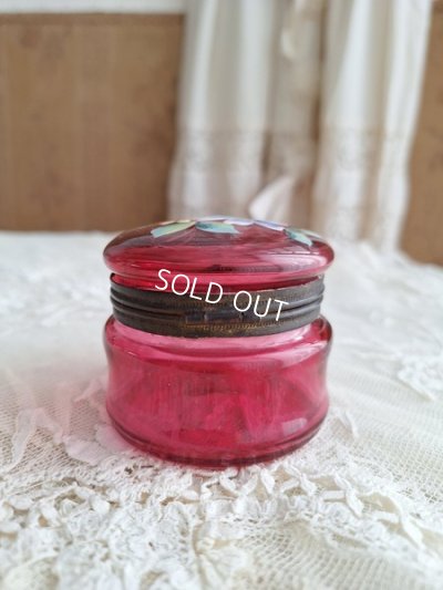 画像5: アンティークガラスパウダージャー