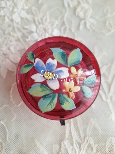 画像7: アンティークガラスパウダージャー