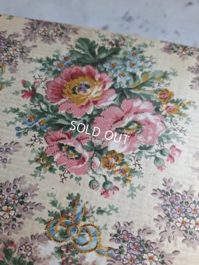 画像3: アンティーク花柄カルトナージュボックス