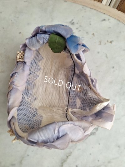 画像10: アンティーク布花ハット