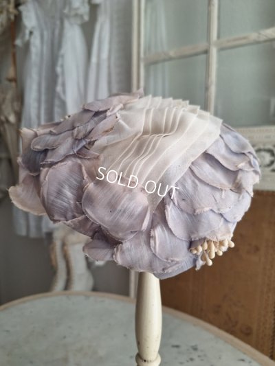 画像7: アンティーク布花ハット