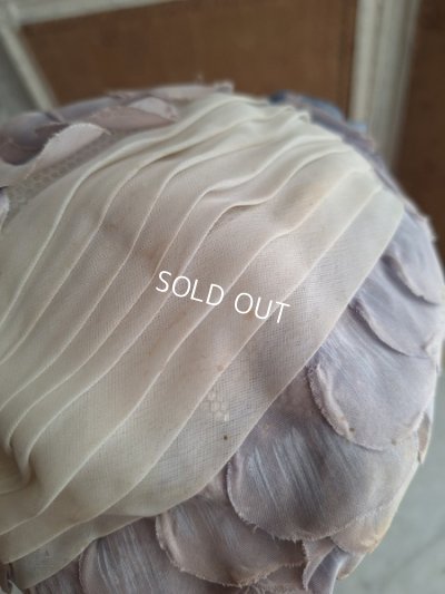 画像12: アンティーク布花ハット