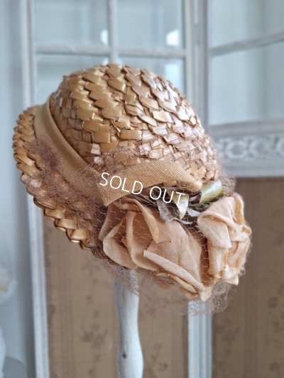 画像9: 布花付チャイルド麦わら帽子