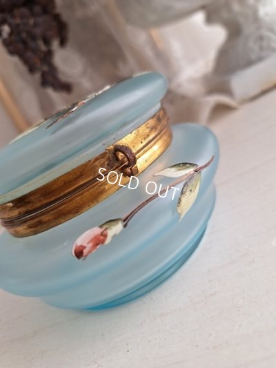 画像6: アンティークガラスパウダージャー