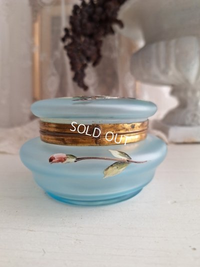 画像10: アンティークガラスパウダージャー