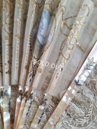 画像20: アンティークファンシルクボックス