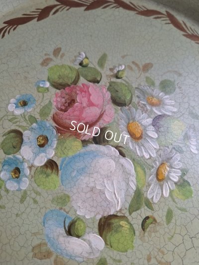 画像3: ティン花柄トレイ