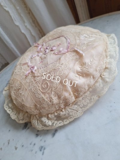 画像6: アンティークレースクッション