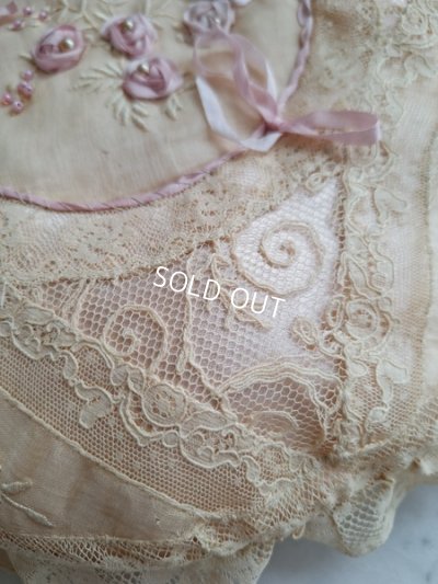 画像9: アンティークレースクッション