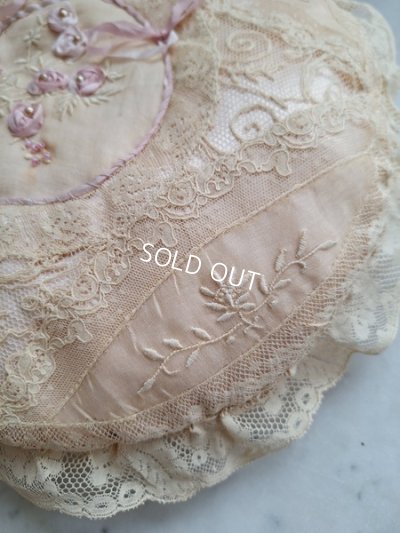 画像13: アンティークレースクッション