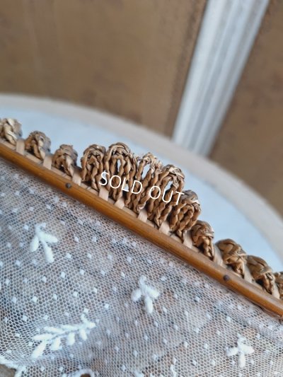 画像16: アンティークフレンチファブリックバスケット