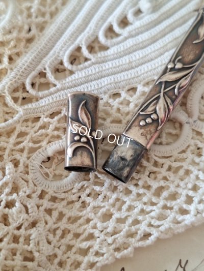 画像7: アンティークやどり木レリーフニードルケース