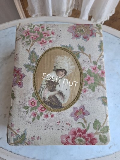 画像13: アンティークカルトナージュボックス