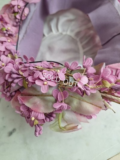 画像7: アンティーク布花ハット