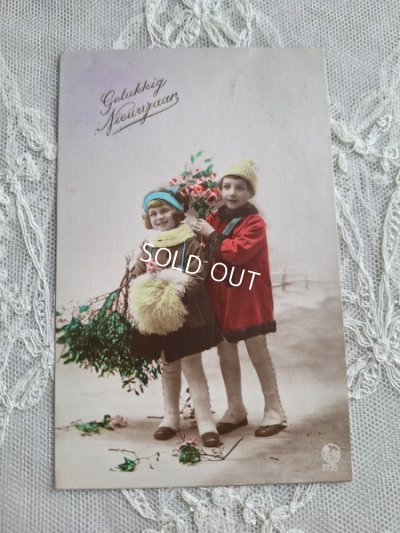 画像12: アンティークシルバーヤドリギレリーフ指貫