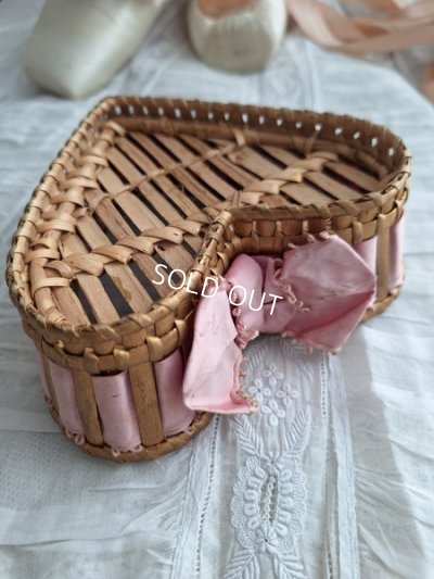 画像5: アンティークリボン装飾バスケット