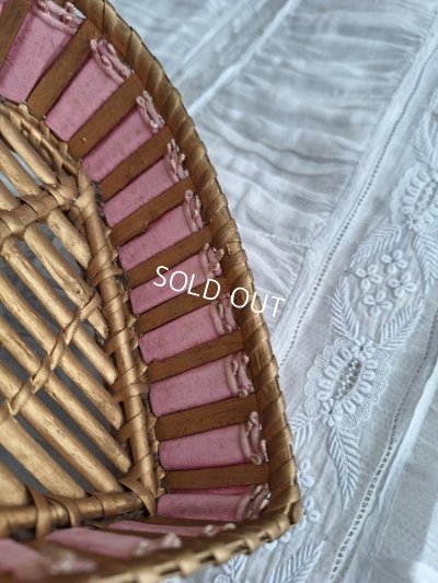 画像10: アンティークリボン装飾バスケット