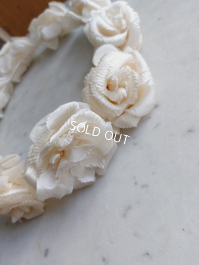 画像4: アンティーク布花冠　