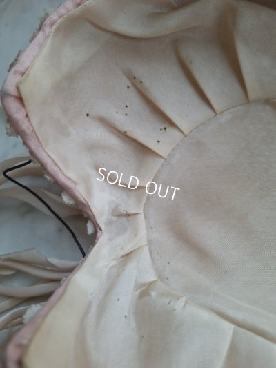 画像6: アンティーク布花ハット