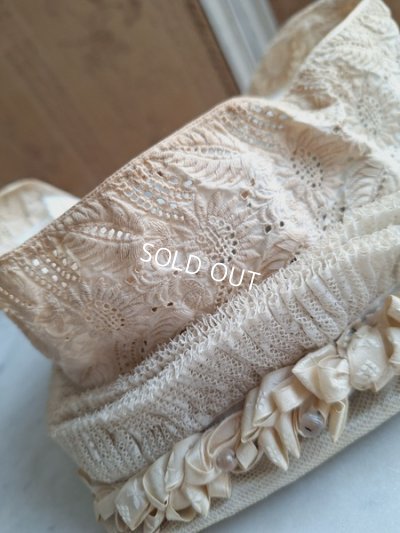 画像8: アンティークレースパニエ