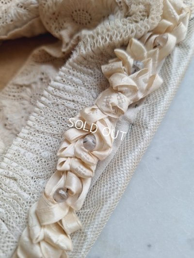 画像2: アンティークレースパニエ