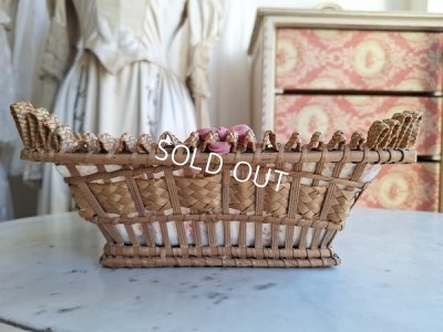画像10: フレンチファブリック装飾バスケット