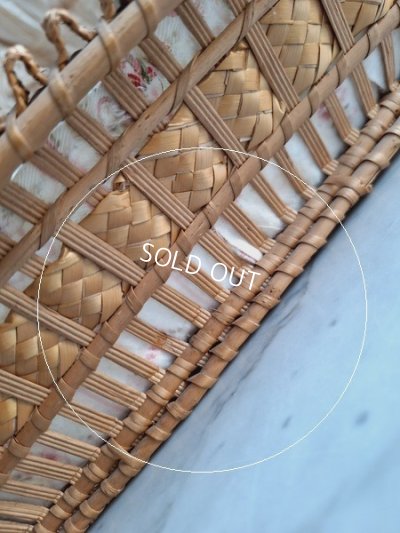 画像20: フレンチファブリック装飾バスケット