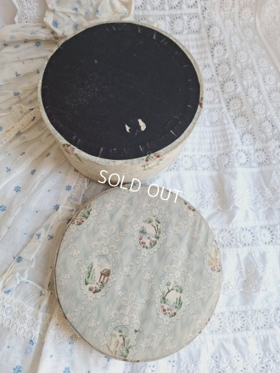 画像13: アンティークカルトナージュボックス