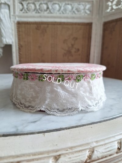 画像5: 花かご柄レース装飾ボックス