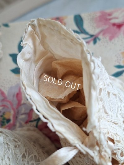 画像13: アンティークレースベビーシューズ