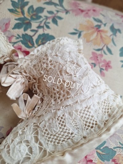 画像10: アンティークレースベビーシューズ