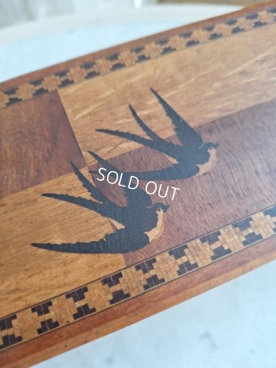 画像2: アンティークツバメ木箱