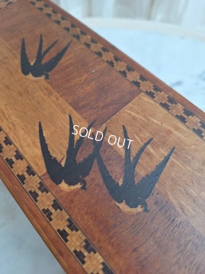 画像3: アンティークツバメ木箱