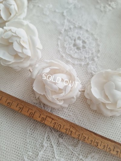 画像4: アンティーク布花冠