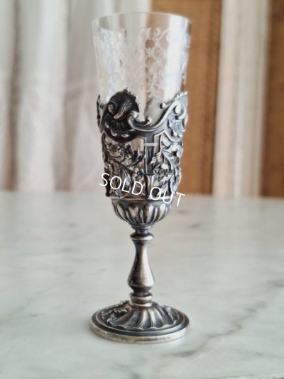 画像9: アンティークシルバーフラワーベース